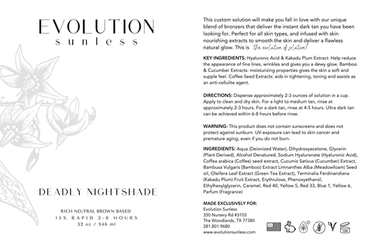 Deadly Nightshade Solution